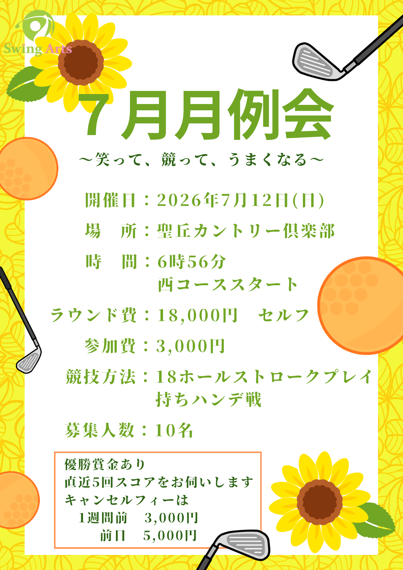 7月 スイングアーツ月例会